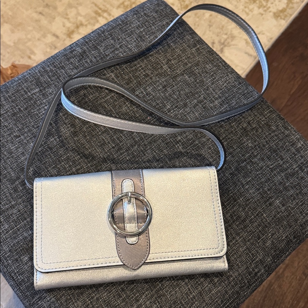 Circus by Sam Edelman Silver Crossbody Bag